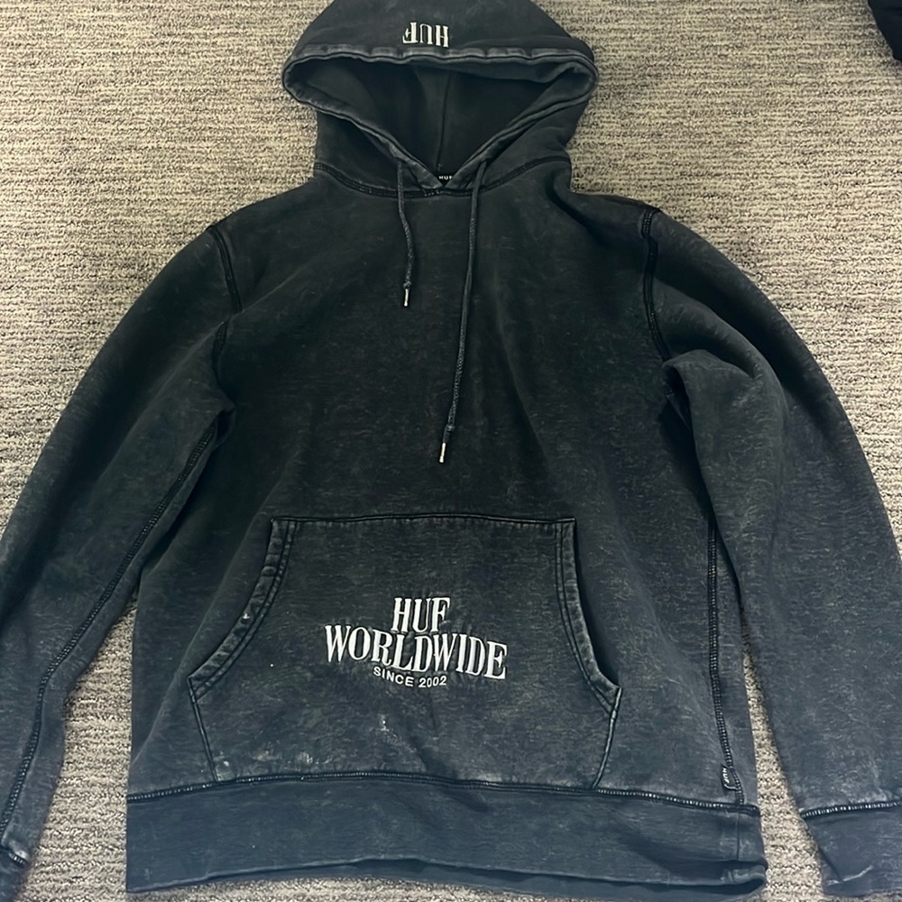 HUF worldwide hoodie